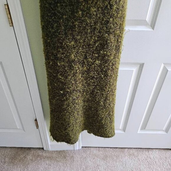 Vintage Design Today's Acrylic & Wool Green Moss Top & Matching Skirt Set - Picture 5 of 15
